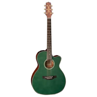 Takamine LTD2025 Limited Edition Acoustic Guitar - Ebony Fingerboard, Green image 14