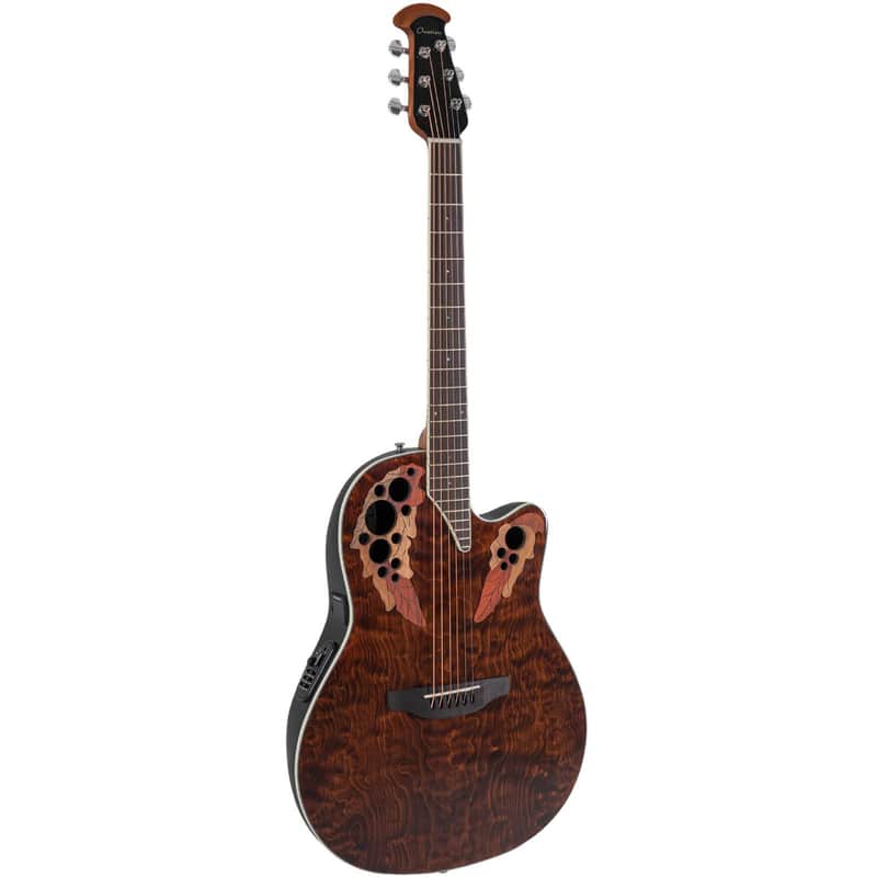 Ovation CE48P-TGE Celebrity Elite Plus Super Shallow Acoustic Electric Guitar, Tiger Eye image 1