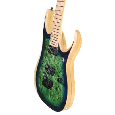 Ibanez Iron Label RGDIX6MPB-SBB Electric Guitar, Surreal Blue Burst image 7