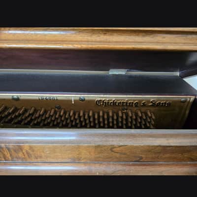 Antique Chickering & Sons Upright Piano Special Vintage image 2