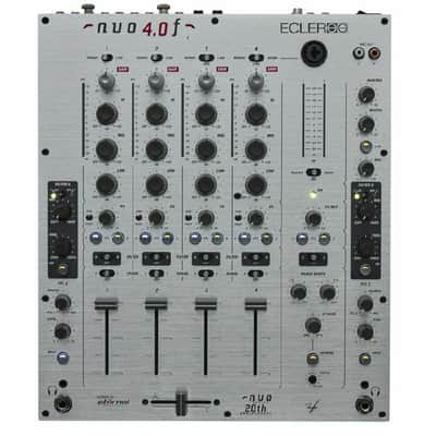 Ecler NUO 4.0F 4-Channel Analogue DJ Mixer with Dual Filters (silver) (B-STOCK) image 3