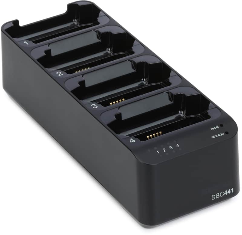 Shure SBC441 Axient Digital PSM Wireless 4-bay Docking Charger image 1