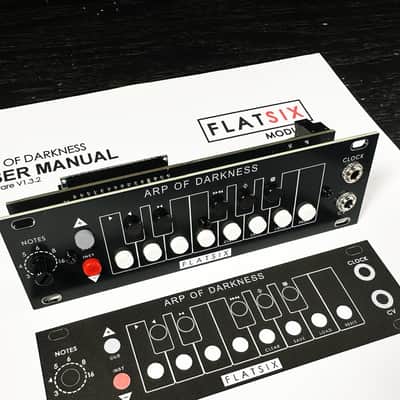 FlatSix Modular Arp Of Darkness (Black) - 1U CV Arp with a twist & swappable firmware image 2