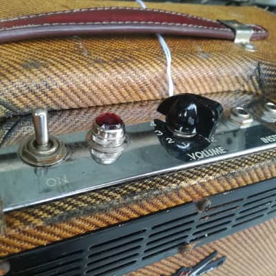 Fender "Custom Shop Master Built 1957 Champ 1x10 Relic Tweed "Auto Shop Jam" (Serial #AB040607) image 11