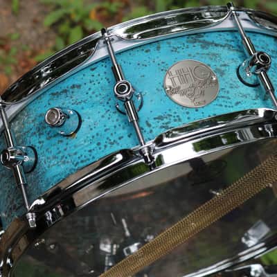 HHG Drums Super-muff Seamless Copper Snare Drum 2022 Natural Patina Copper image 14