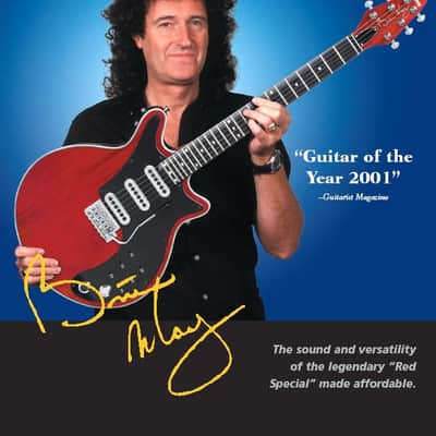 Burns London Brian May Early 2000s - Cherry Red image 11