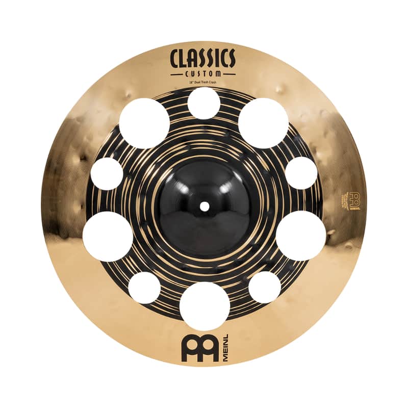 Meinl 18" Classic Custom Dual Trash Crash Cymbal image 1