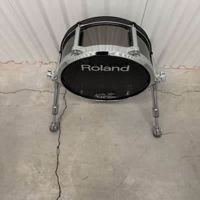 Roland KD-140 V-Kick 14" Bass Drum Trigger Pad 2010s - Black Chrome image 3