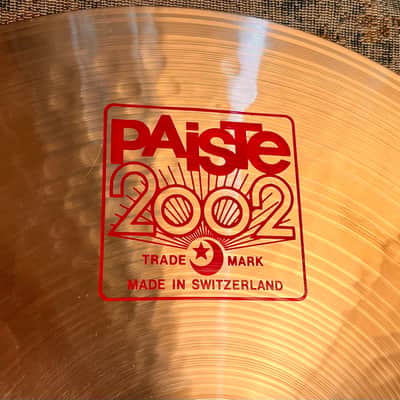 Paiste 2002 Crash 18” 1450 g Amazing Shape! CLEAN! Classic Iconic Tone! WHY PAY $405?? image 3
