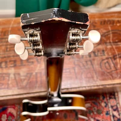 1960s Harmony H46 Stratotone "Mars" Electric Guitar Sunburst image 8