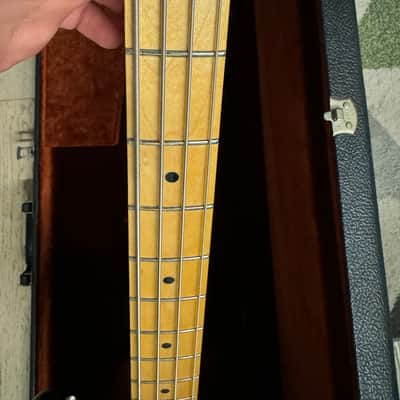 Fender Precision Bass with Maple Fretboard 1970 - 1983 - Black image 6
