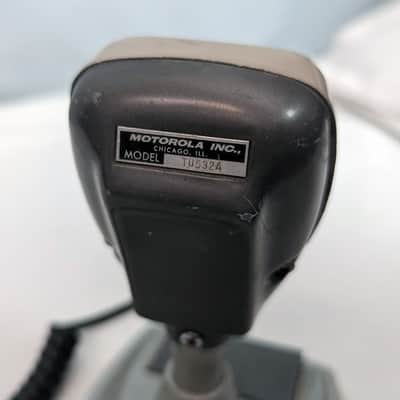 Vintage Motorola TU532A Desk Microphone w/ Stand image 6