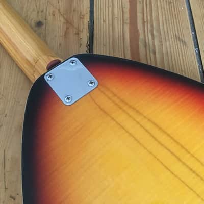 1960s Kawai Teardrop Bass Guitar Rare Japan Teisco image 7