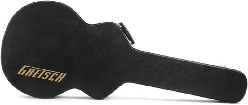 Gretsch G6298 16" Hollow Body Flat Top Hardshell Case Electromatic 12-String Black image 1