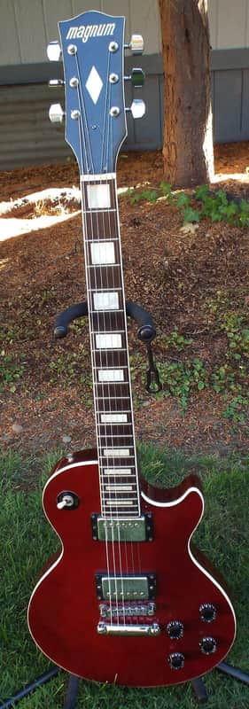 Magnum Les Paul Copy 1970's Plum Electric Guitar image 1