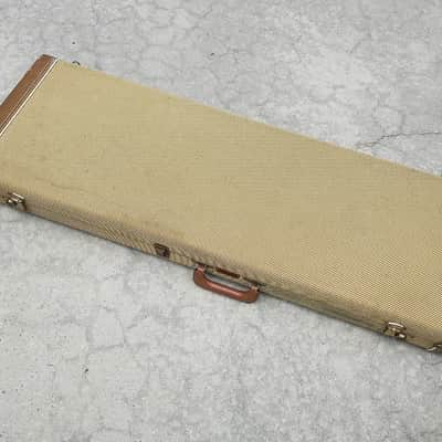 1980's-1990's Fender Hardshell Case - Tweed with Orange Interior - For Reissue Strat or Tele image 1