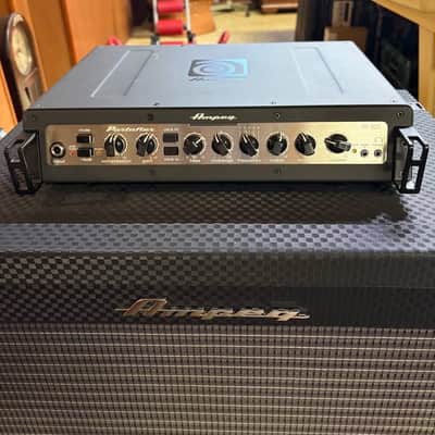 Ampeg PF-500 500watt bass amp head & PF-115HE Portaflex 1x15 flip top bass speaker cabinet 2011-present - black image 2