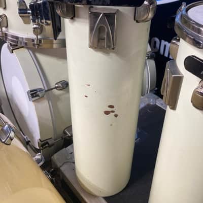Tim "Herb" Alexander's PRIMUS, 2003 Tama Starclassic 14-Piece Drum Set White Satin image 21