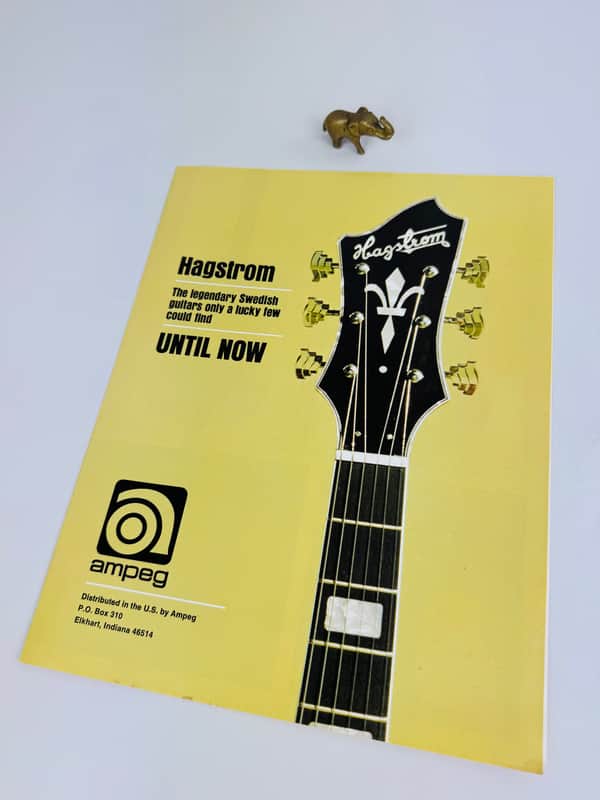 Ampeg/Hagstrom Foldout Poster 1970 image 1