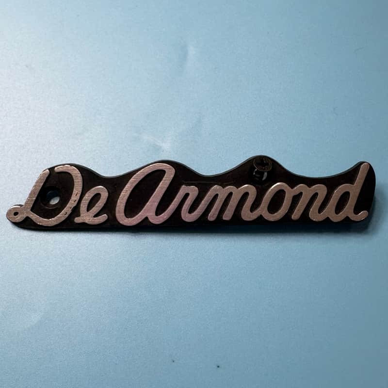 1960s/70s DeArmond Vintage Amp Logo/Badge! image 1