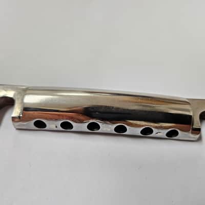 Gibson Vintage 1950's Nickel Stop Tailpiece 1956 1957 1958 1960 Les Paul ES image 10