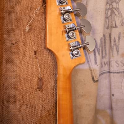 1970's Yamaha SB-55 Sunburst Bass Guitar image 9