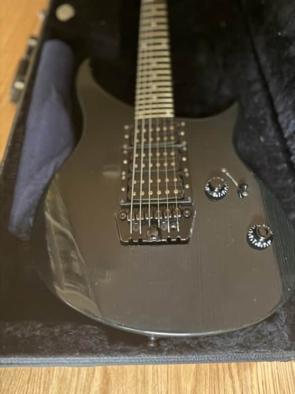 Rare Gibson: 1996 M-III All American - triple humbuckers in ebony, with matching Steinberger gearless locking tuners and locking trem. image 1