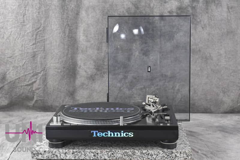 Technics SL-1200MK5G Black Direct Drive DJ turntable in Very Good Condition image 1