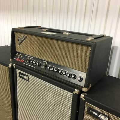 Fender 400-ps c 1969 original vintage USA 500 watt all tube monster bass guitar amplifier image 5