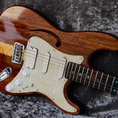 GB Liuteria Traditional Strato semi hollow Kiaat image 4
