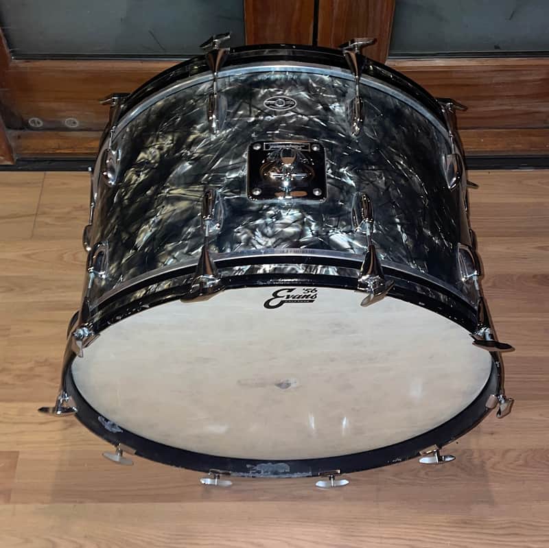 Vintage Slingerland 24” x 14” Bass Kick Drum! Black Diamond Pearl - 3-Ply Maple! image 1