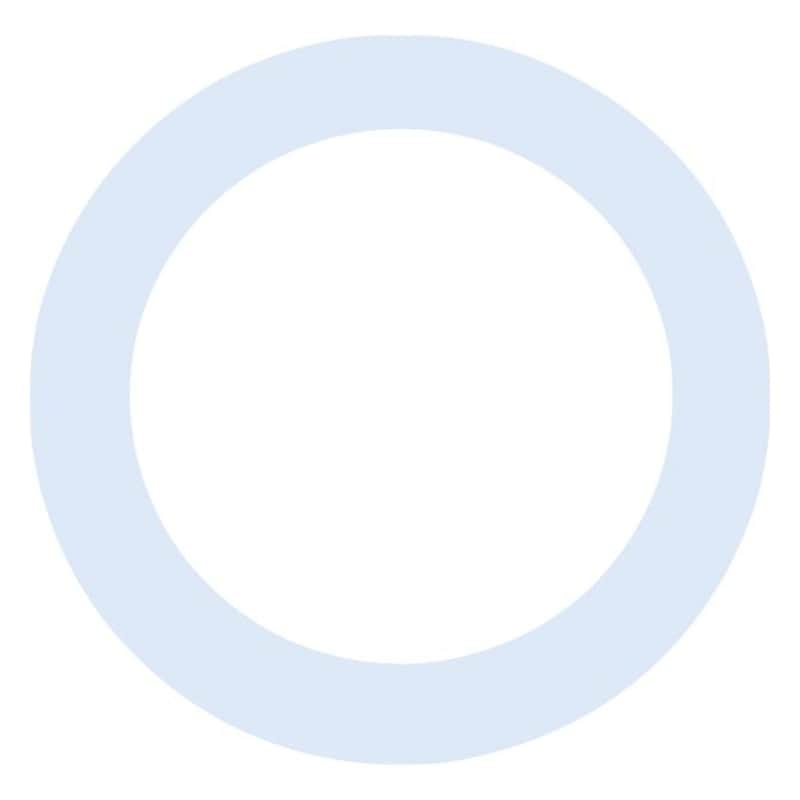 Aquarian PHWH-U 5" Bass Drum Head Port Hole Template image 1