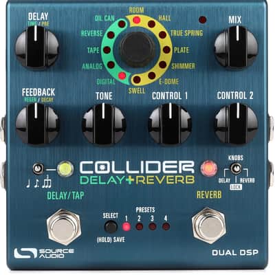 Source Audio SA263 Collider Delay + Reverb 2010s Blue image 3