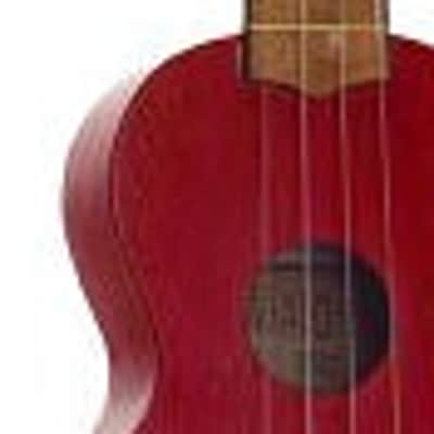 Mahalo Kahiko Soprano Ukulele & FREE Bag Red image 3