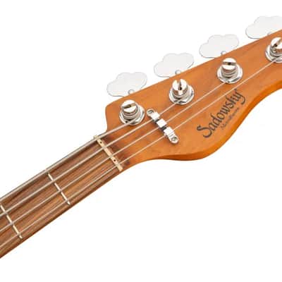 Sadowsky MetroExpress 21-Fret Vintage J/J Bass, Morado Fingerboard, 4-String - Solid Sage Green Metallic High Polish image 7