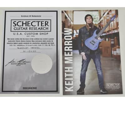 Schecter KM-7 MK-III Pro USA Keith Merrow Bloodlust Crystal image 8