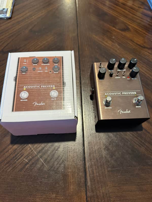 Fender Acoustic Preverb 2020 - Present - Brown image 1