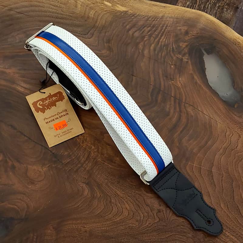 RightOn! Standard Plus Collection Guitar Strap - Hot Rod Orange image 1