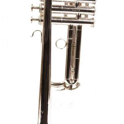 F.E. Olds Custom-CHR "High Range" Trumpet; Ryan Kisor, Silver Plate, Fullerton, 1973 image 11