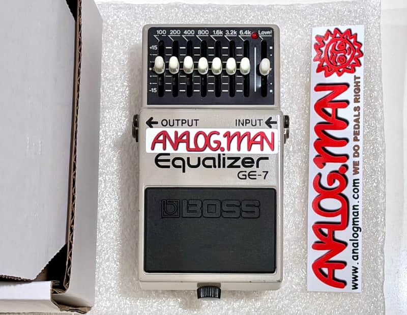 Analogman Made in Japan Boss GE-7 Pro Mod EQ Pedal Great Condition FAST SHIP! image 1