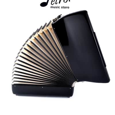 Immagine Top German Made LMM Accordion Hohner Verdi III N - 120 bass, 10 reg./Master switch+Original Hard Case & Brand New Leather Shoulder Straps ~ VIDEOS - 9