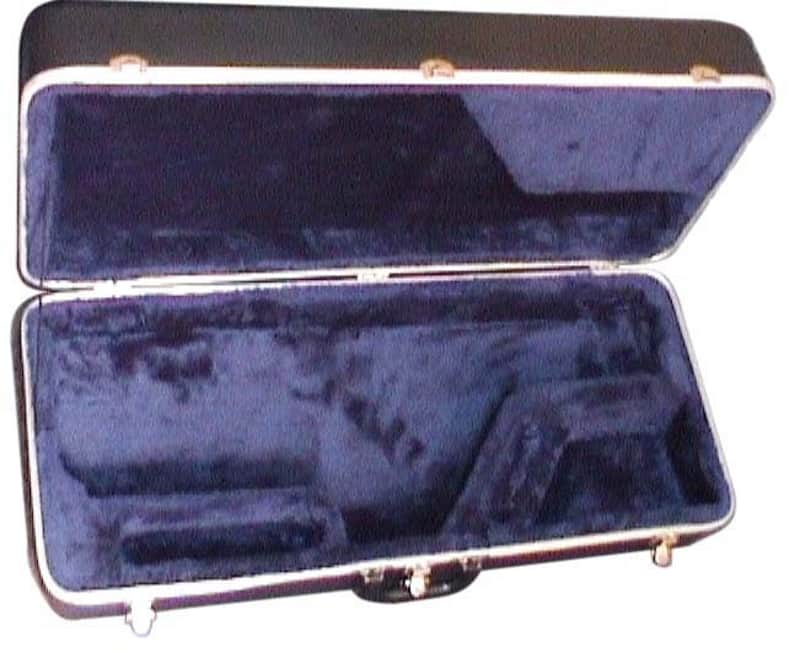 STAGG Medium Weight Black Plastic ABS Moulded Case For Tenor Saxophone Sax image 1