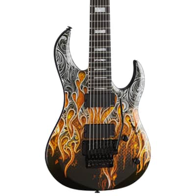 Dean MAB7 Michael Angelo Batio Signature 7-String with ChromaCast MAB Signature Accessories, Warrior image 2