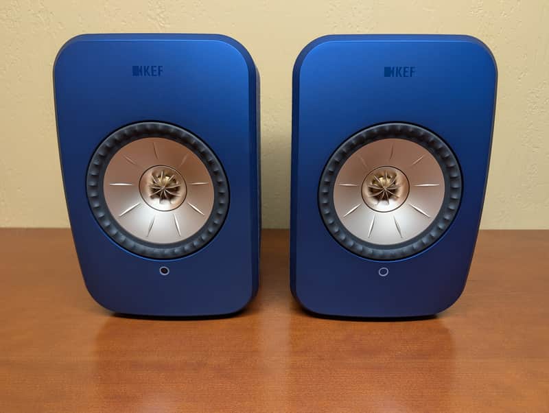 KEF LSX II Wireless HiFi Speakers - Cobalt Blue (Open Box Demo Pair) image 1