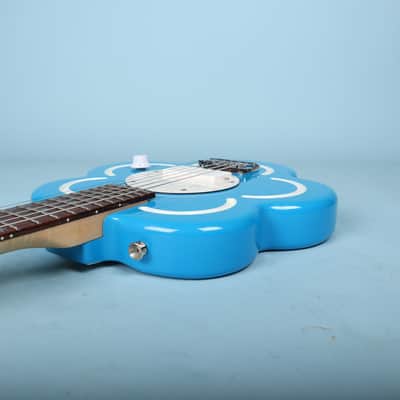 Debutante Daisy Rock Electric Guitar Short Scale 💙 Blue Flower image 14