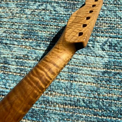 Warmoth Telecaster 5A Roasted Maple Neck image 4