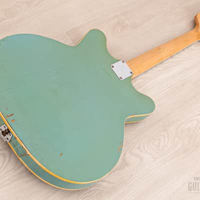 1971 Fender Coronado II Vintage Hollowbody Guitar Sonic Blue w/ Case image 14