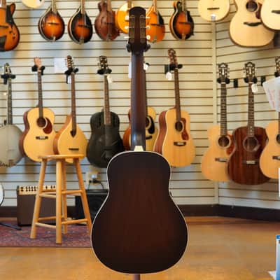 Iris Guitars CH-e Model Sitka Spruce/Mahogany Acoustic-Electric Guitar Sunburst w/P90 Pickup, Hard Case image 6