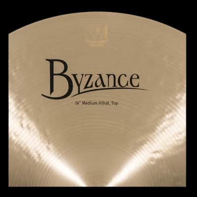 Meinl B14MH 14" Byzance Traditional Medium Hi Hat Pair image 4