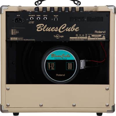 Roland Blues Cube Hot 30-Watt 1x12 Combo Amp Vintage Blonde image 2